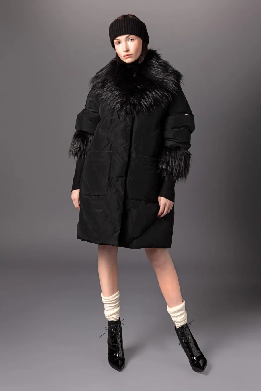 claudette__eco_down_eco_f_0.webp Freedomday Donna*CLAUDETTE - ECO DOWN ECO FUR BLACK